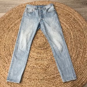 Levi’s 501 high waisted jeans